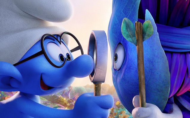 Smurfs: The Lost Village. Desktop wallpaper