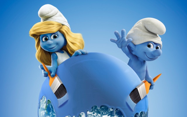 Smurfs: The Lost Village. Desktop wallpaper