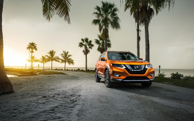 Nissan Rogue 2017. Desktop wallpaper