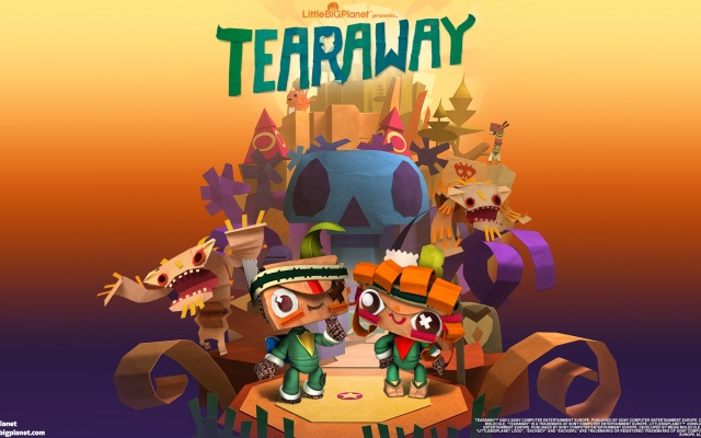 Tearaway. Desktop wallpaper