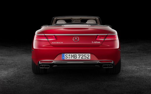 Mercedes-Maybach S 650 Cabrio 2017. Desktop wallpaper