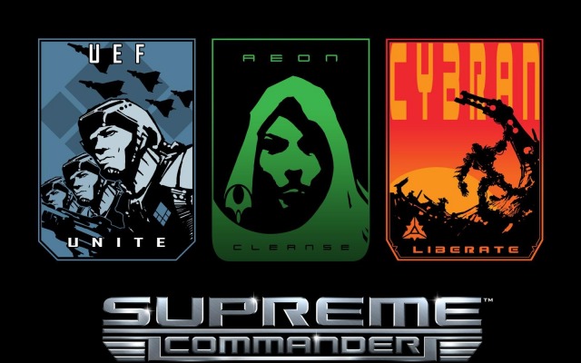 Supreme Commander. Desktop wallpaper