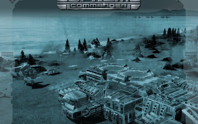 Supreme Commander. Desktop wallpaper