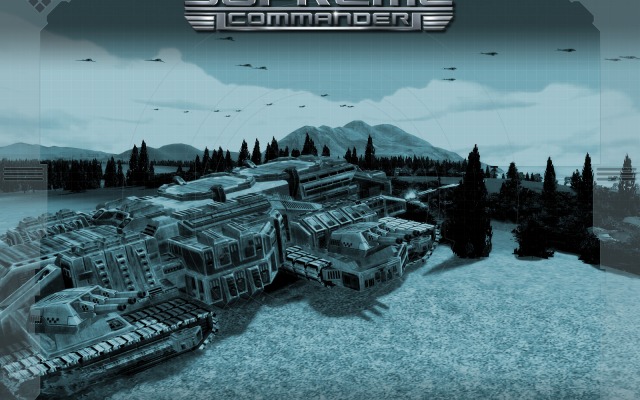 Supreme Commander. Desktop wallpaper