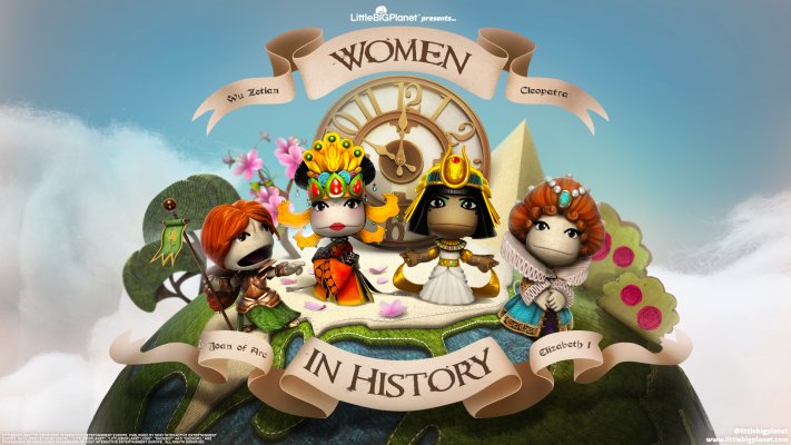 LittleBigPlanet 3: Women in History. Desktop wallpaper