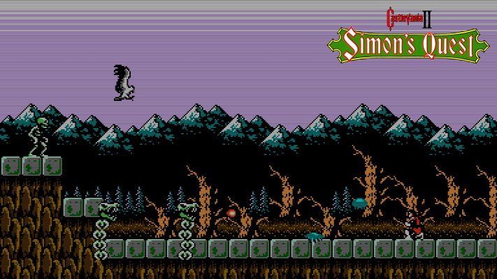 Castlevania 2: Simon's Quest. Desktop wallpaper