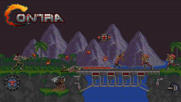 Contra. Desktop wallpaper