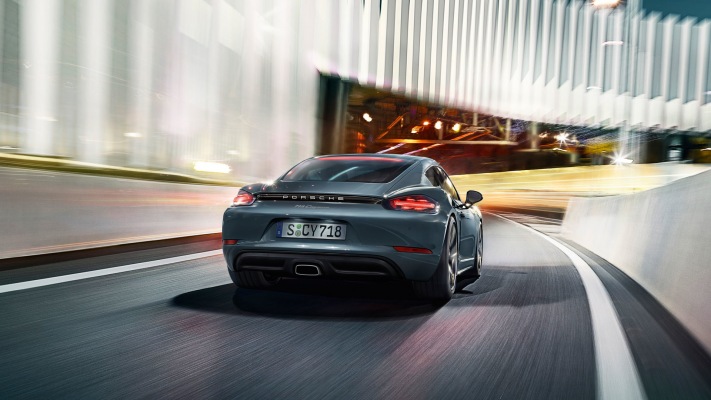 Porsche 718 Cayman 2017. Desktop wallpaper