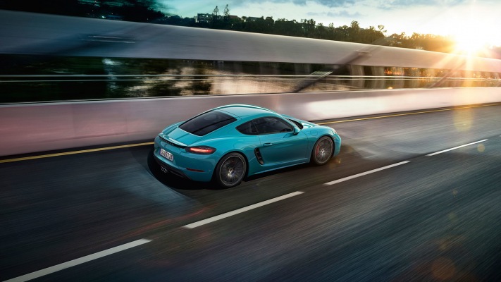 Porsche 718 Cayman S 2017. Desktop wallpaper