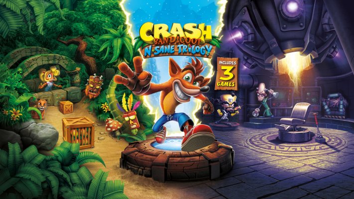 Crash Bandicoot N.Sane Trilogy. Desktop wallpaper