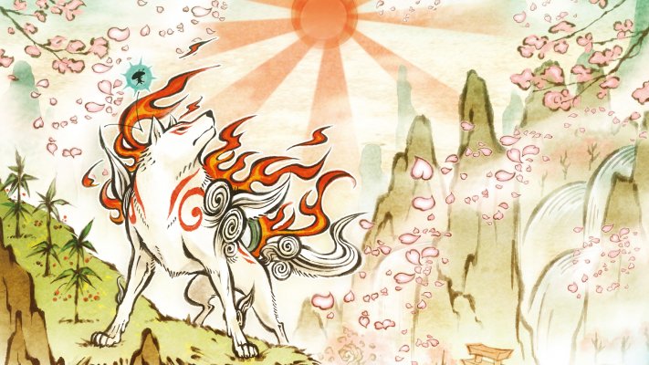 Okami. Desktop wallpaper