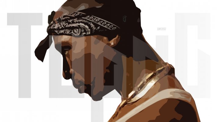 Tupac Shakur. Desktop wallpaper