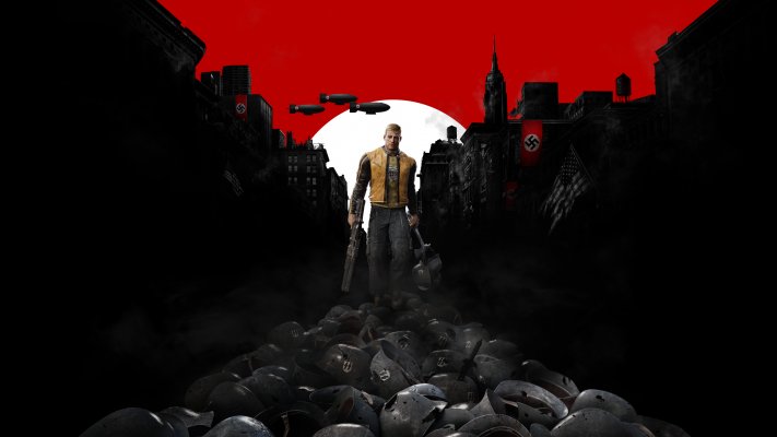 Wolfenstein 2: The New Colossus. Desktop wallpaper