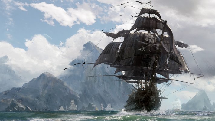 Skull & Bones. Desktop wallpaper