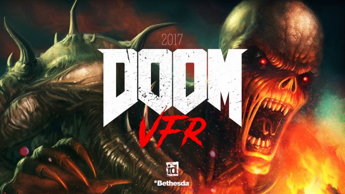 Doom VFR. Desktop wallpaper