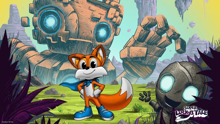 Super Lucky's Tale. Desktop wallpaper