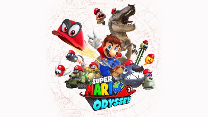 Super Mario Odyssey. Desktop wallpaper