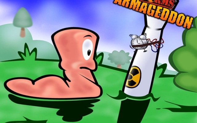 Worms Armageddon. Desktop wallpaper