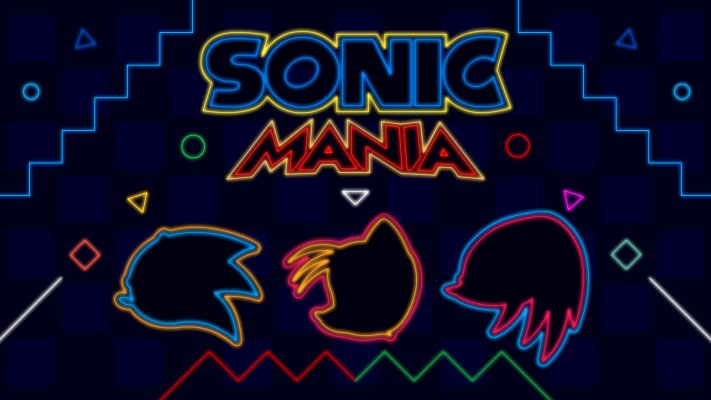 Sonic Mania. Desktop wallpaper