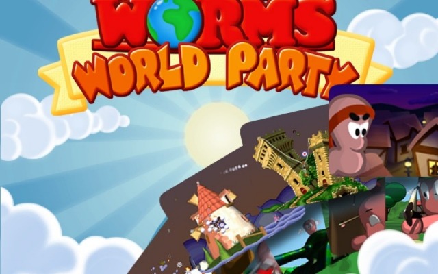 Worms World Party. Desktop wallpaper