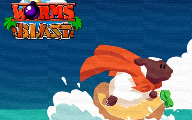 Worms Blast. Desktop wallpaper