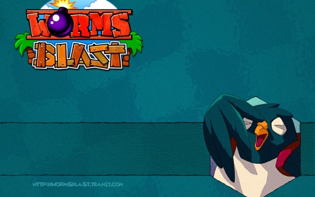 Worms Blast. Desktop wallpaper