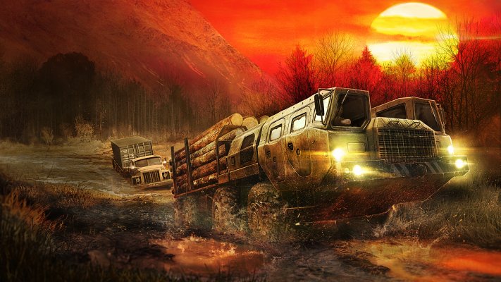 Spintires. Desktop wallpaper