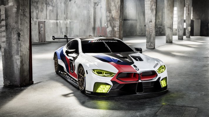 BMW M8 GTE 2018. Desktop wallpaper