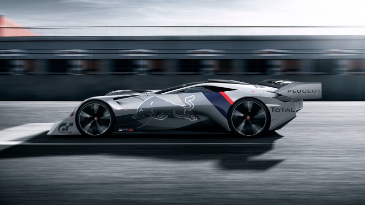 Peugeot L750 R Hybrid Concept 2017. Desktop wallpaper