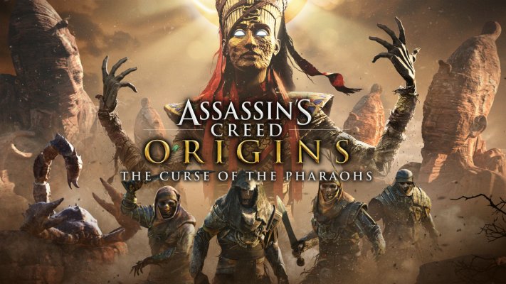 Assassin's Creed: Origins - The Curse of The Pharoahs. Desktop wallpaper