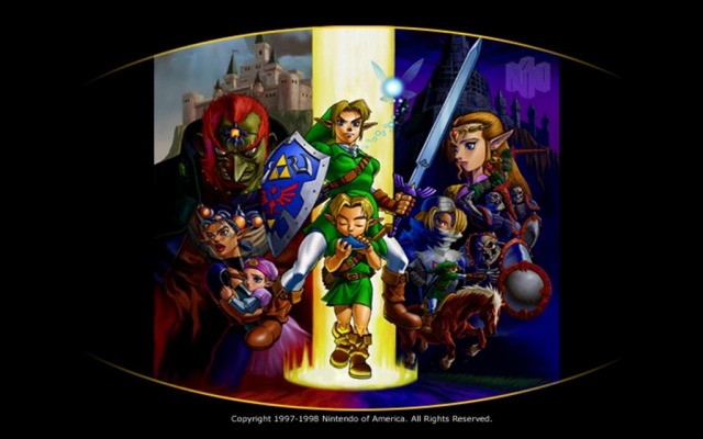Legend of Zelda: Ocarina of Time, The. Desktop wallpaper
