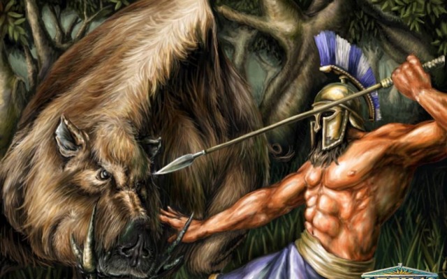 Zeus - Master of Olympus. Desktop wallpaper