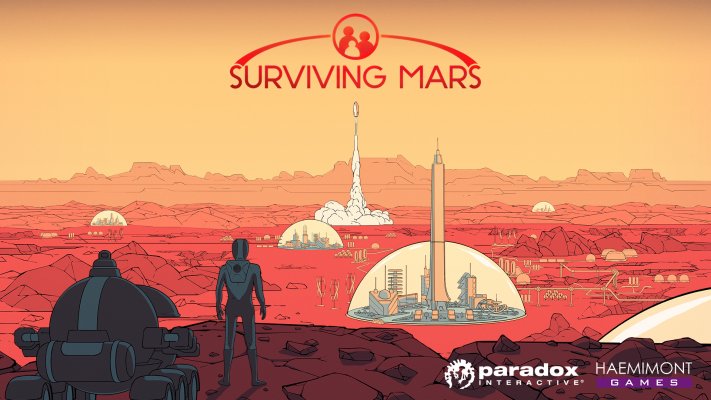 Surviving Mars. Desktop wallpaper