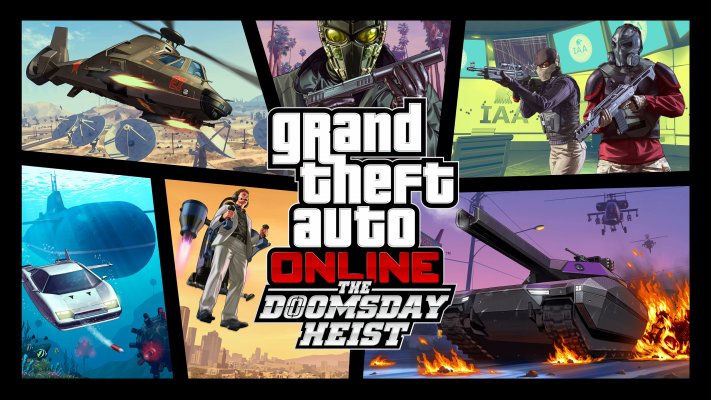Grand Theft Auto Online: The Doomsday Heist. Desktop wallpaper