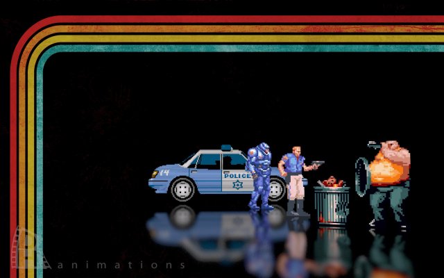 Cyber Police ESWAT. Desktop wallpaper