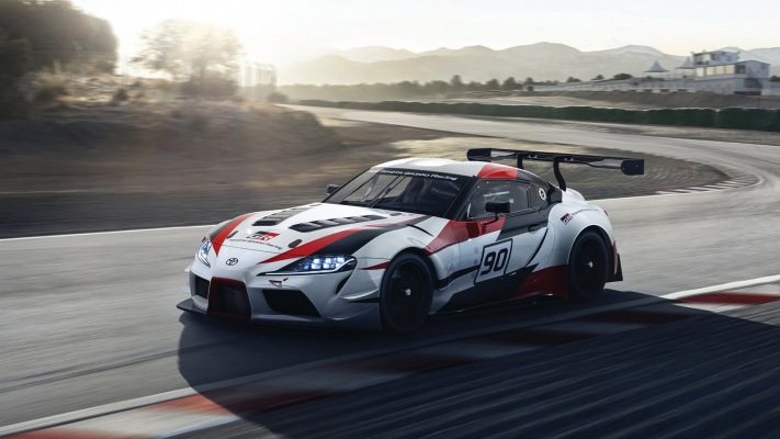 Toyota GR Supra Racing Concept 2018. Desktop wallpaper