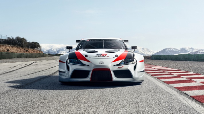 Toyota GR Supra Racing Concept 2018. Desktop wallpaper