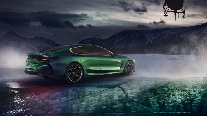 BMW M8 Gran Coupe Concept 2018. Desktop wallpaper