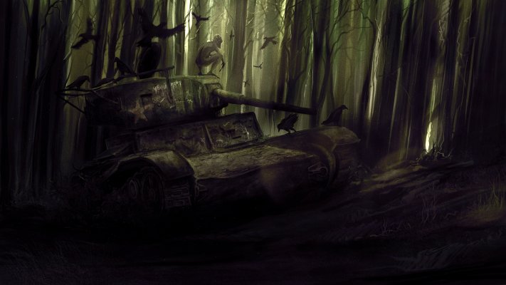 Darkwood. Desktop wallpaper