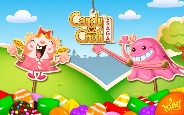 Candy Crush Saga. Desktop wallpaper
