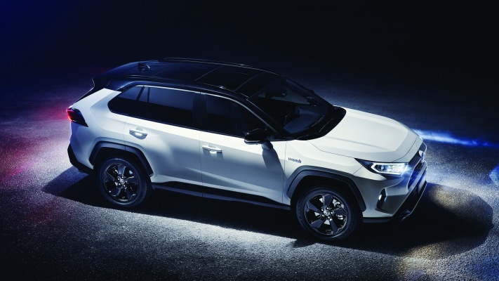 Toyota RAV4 Hybrid 2019. Desktop wallpaper