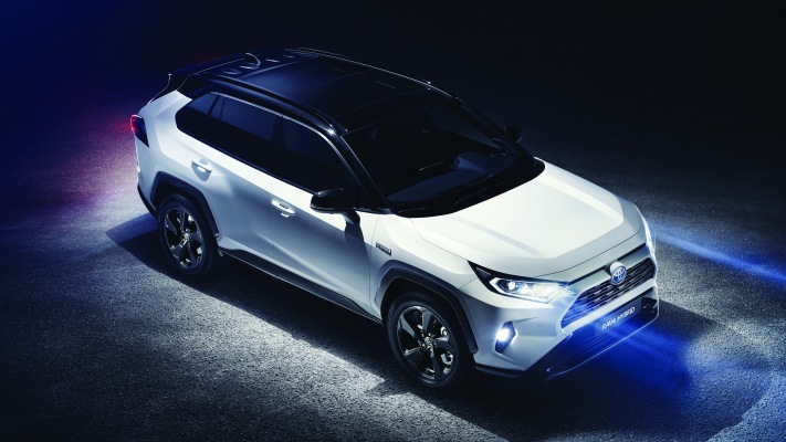 Toyota RAV4 Hybrid 2019. Desktop wallpaper