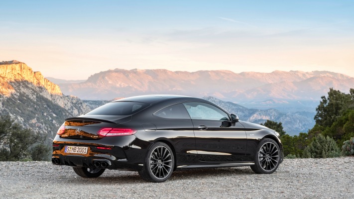 Mercedes-AMG C 43 Coupe 2019. Desktop wallpaper