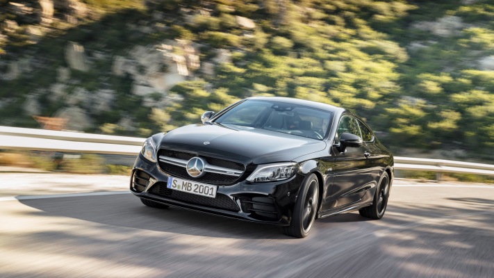 Mercedes-AMG C 43 Coupe 2019. Desktop wallpaper