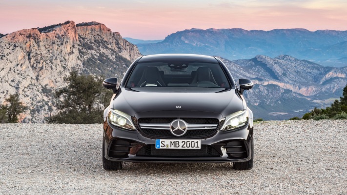 Mercedes-AMG C 43 Coupe 2019. Desktop wallpaper