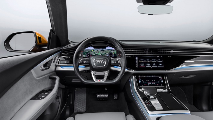 Audi Q8 SUV 2018. Desktop wallpaper