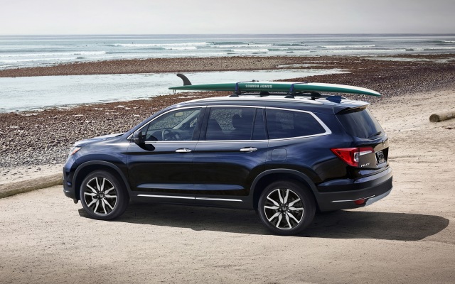 Honda Pilot 2019. Desktop wallpaper