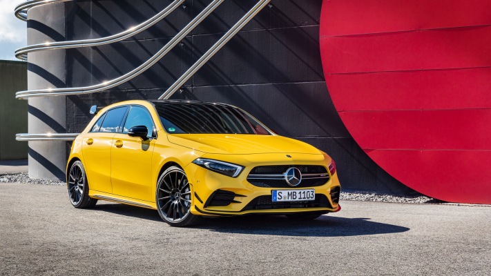 Mercedes-AMG A 35 2019. Desktop wallpaper