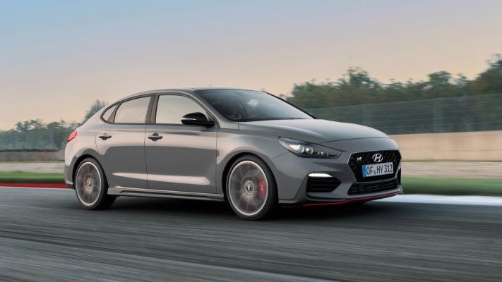 Hyundai i30 N Fastback 2019. Desktop wallpaper