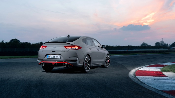 Hyundai i30 N Fastback 2019. Desktop wallpaper